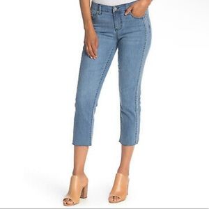 Liverpool Bryce embroidered The Crop straight